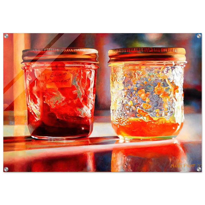 Smears of Jam, Lights of Jelly - 2007 - Mary Pratt Acrylic Print - 70x100 cm / 28x40″ inches