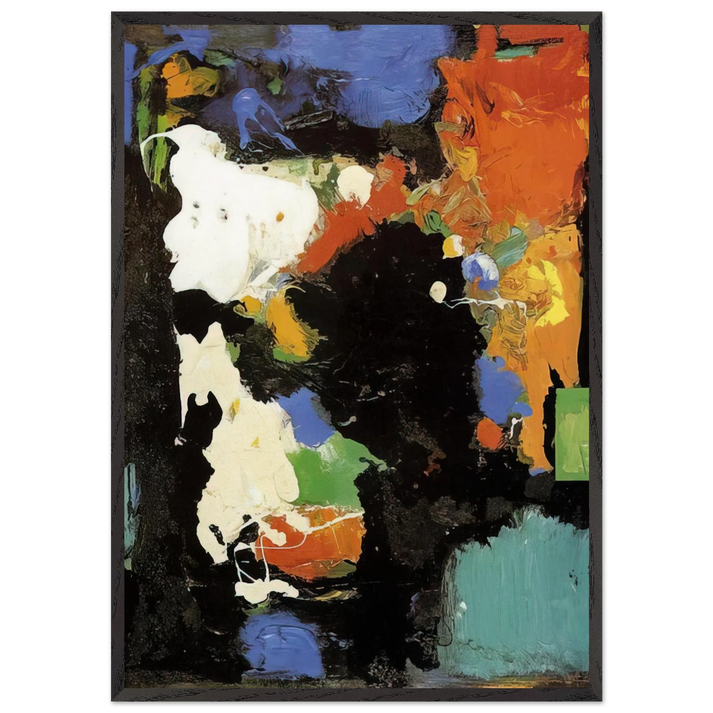 The Conjurer - Hans Hofmann 70x100 cm / 28x40 inches Framed Art Print – Black Wooden Frame