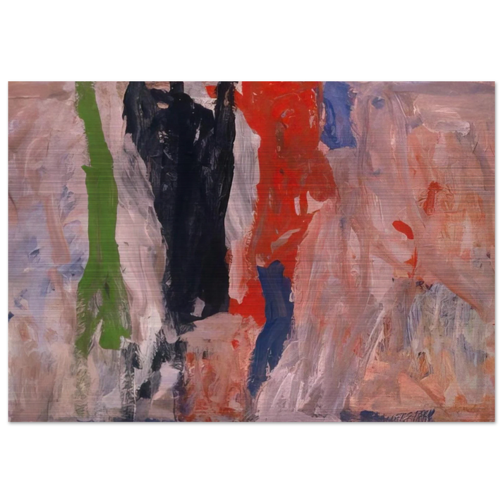 LAST PIECE 1958 - Philip Guston Brushed Aluminum Print - 70x100 cm / 28x40 inches | Philip Guston Aluminum Print | Philip Guston Prints