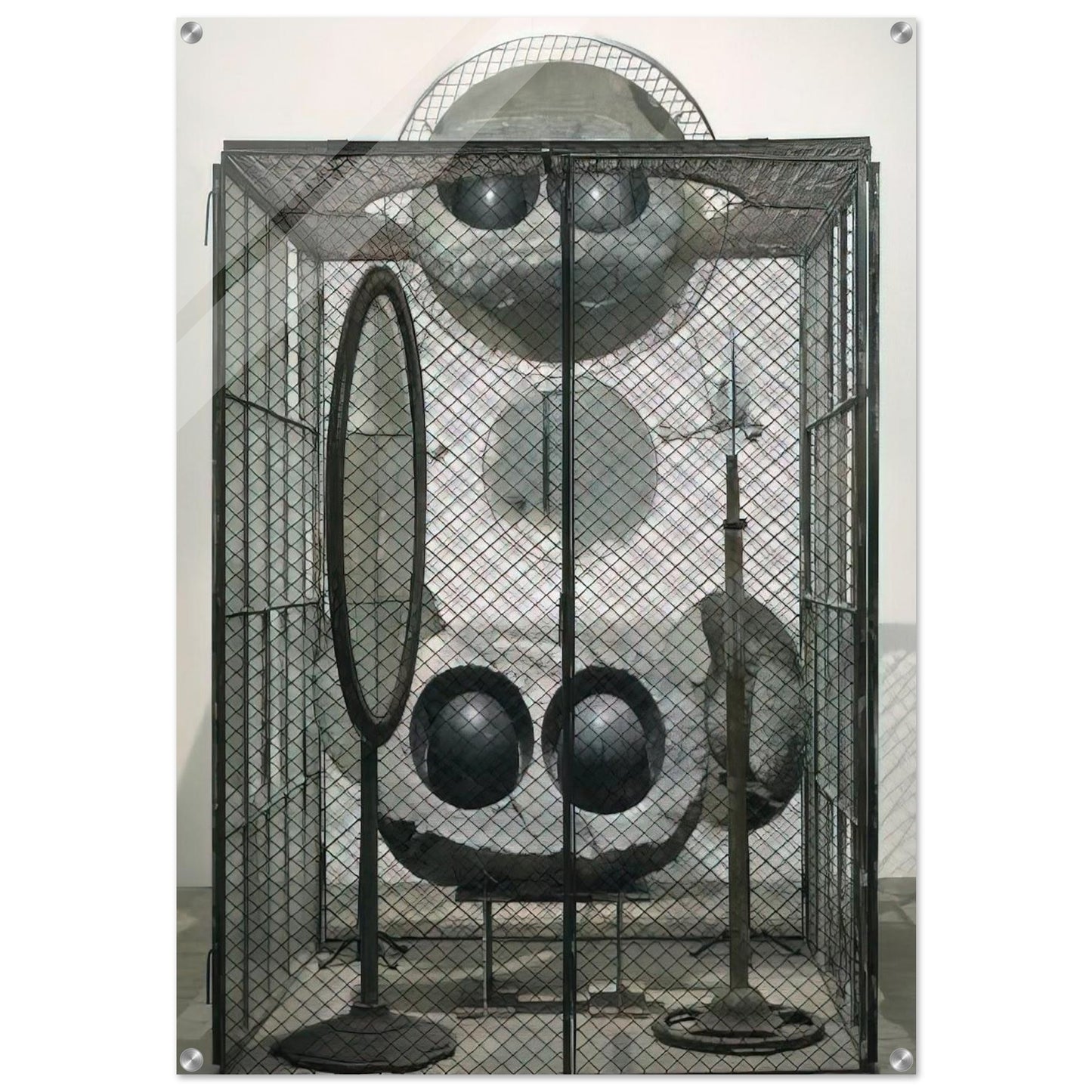 CELL EYES AND MIRRORS 1993 - Louise Bourgeois Acrylic Print - 70x100 cm / 28x40″ inches