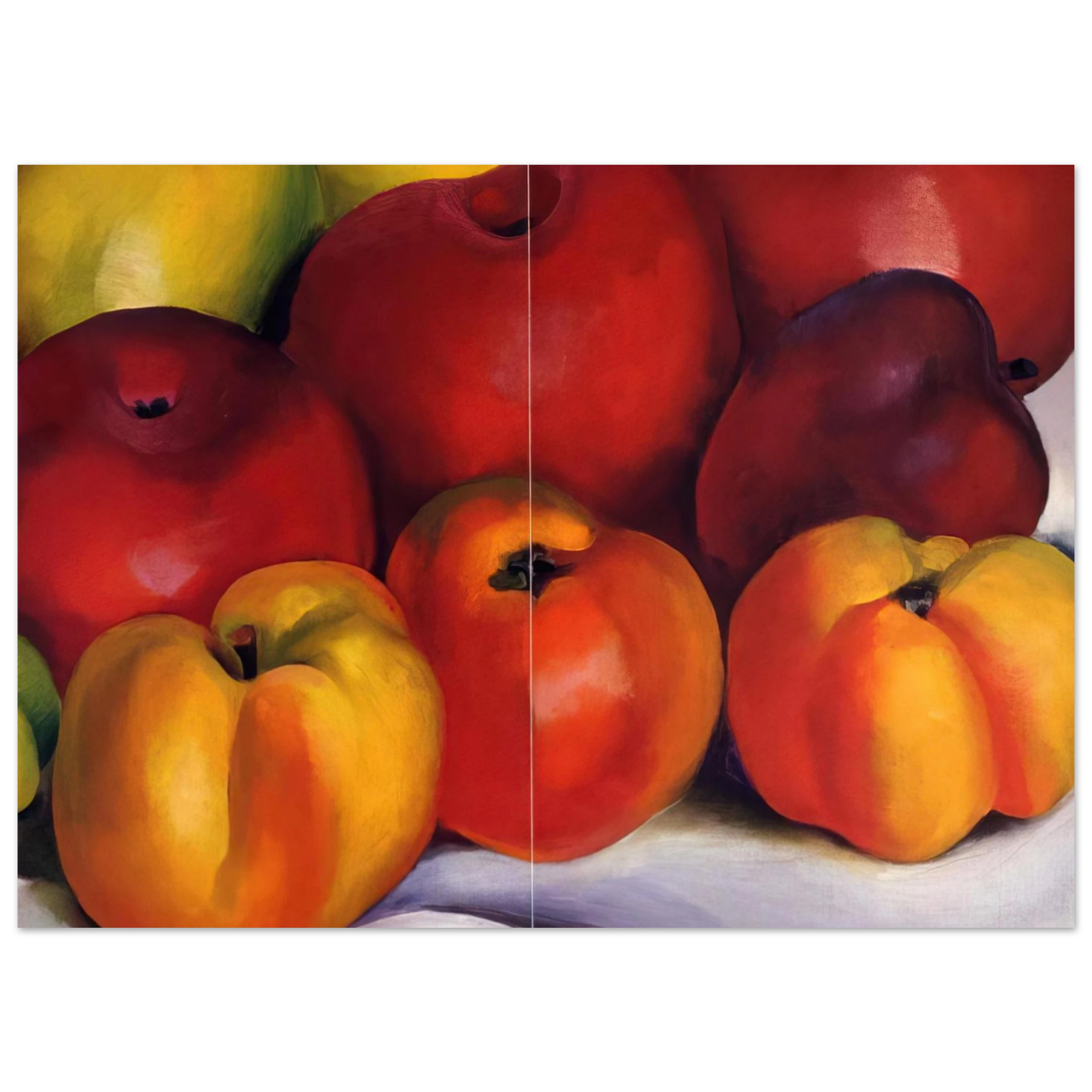Georgia O'Keeffe - Apple Family Fine Art Poster - 40x60 cm / 16x24 inches