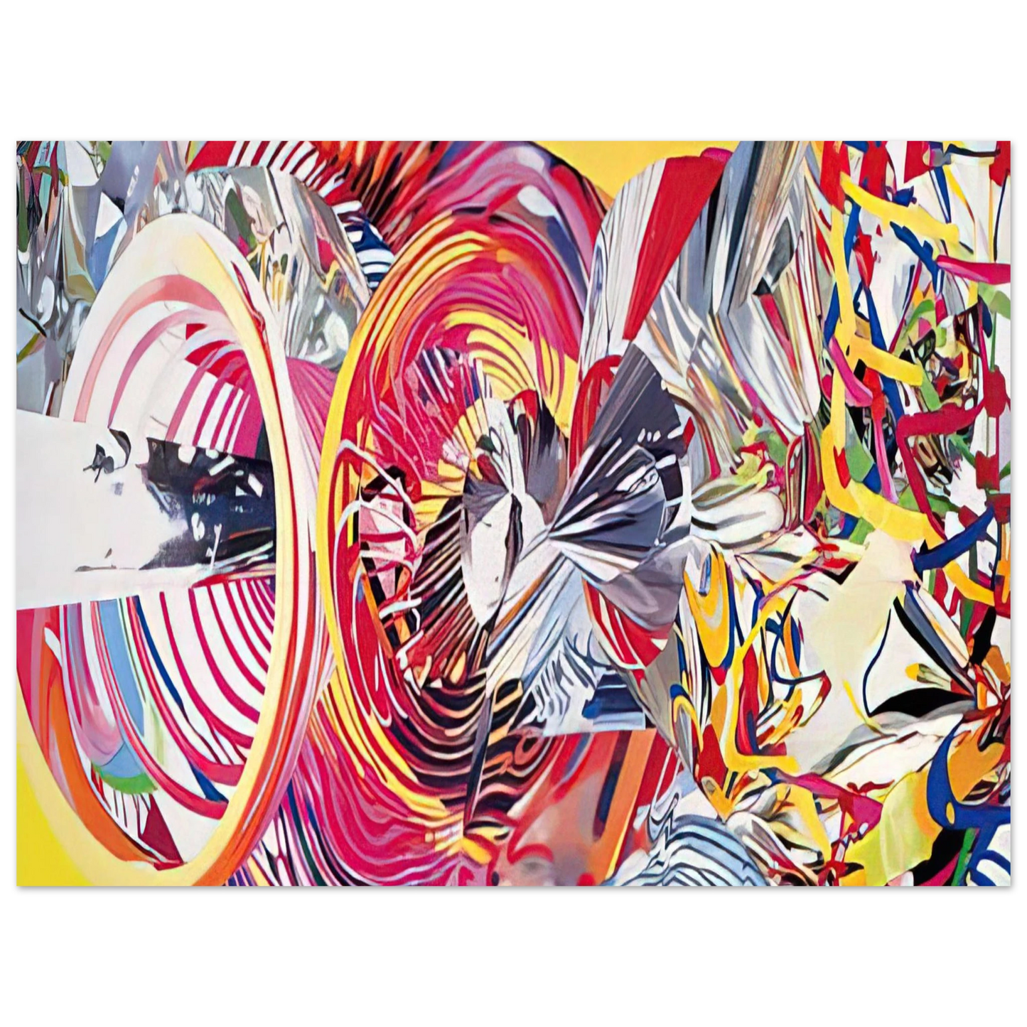 James Rosenquist - Stowaway Peers Out at the Speed of Light Fine Art Poster - Default Title