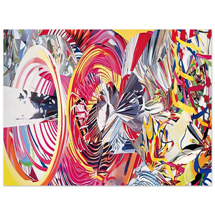 James Rosenquist - Stowaway Peers Out at the Speed of Light 75x100 cm / 30x40inches Fine Art Poster