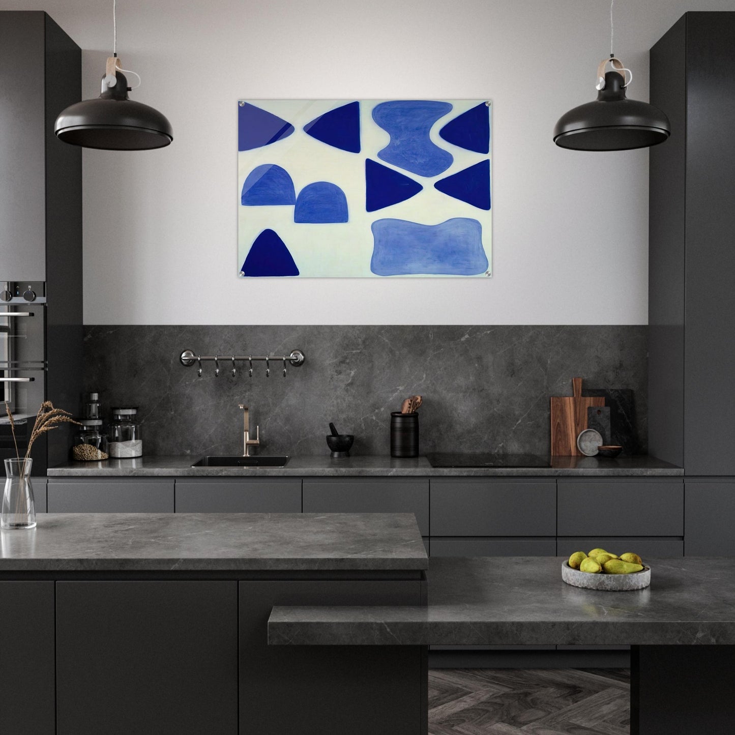 Berlin Blues 4 - 1965 - William Scott Acrylic Print - 70x100 cm / 28x40″ inches