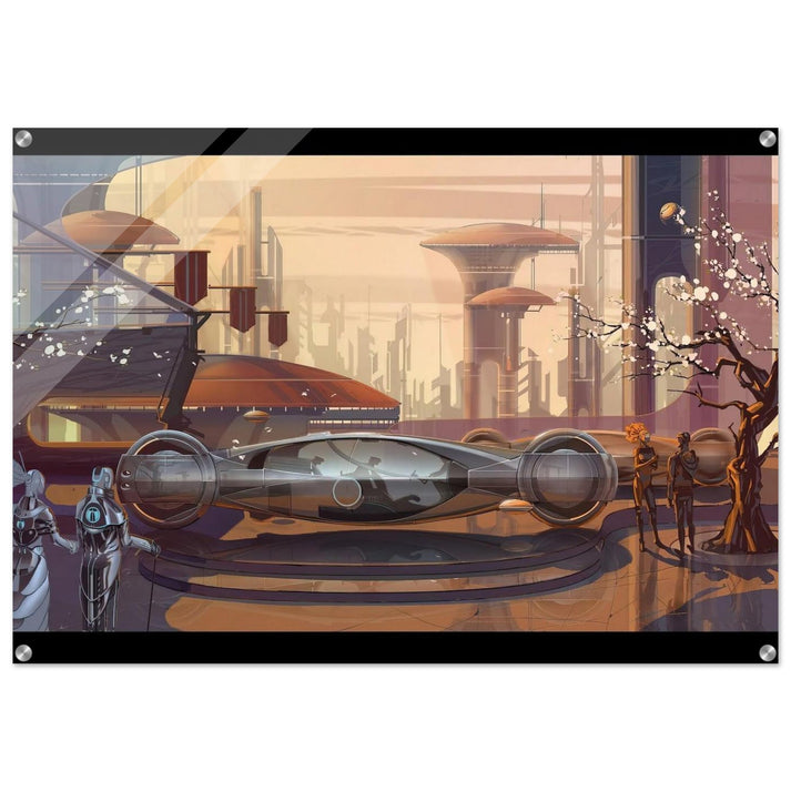Syd Mead - Syd Mead Acrylic Print - 70x100 cm / 28x40″ inches