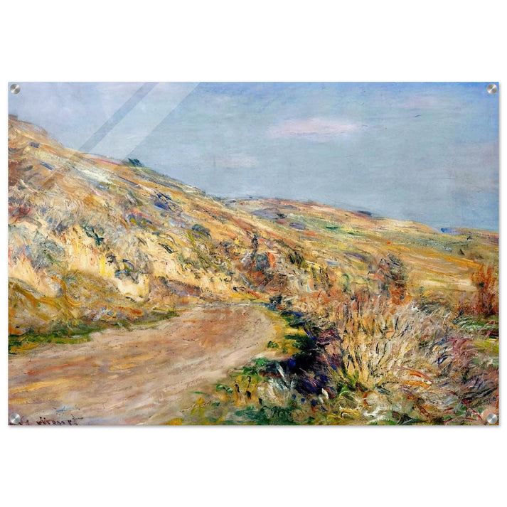 The Road to Giverny - claude monet Acrylic Print - 70x100 cm / 28x40″ inches