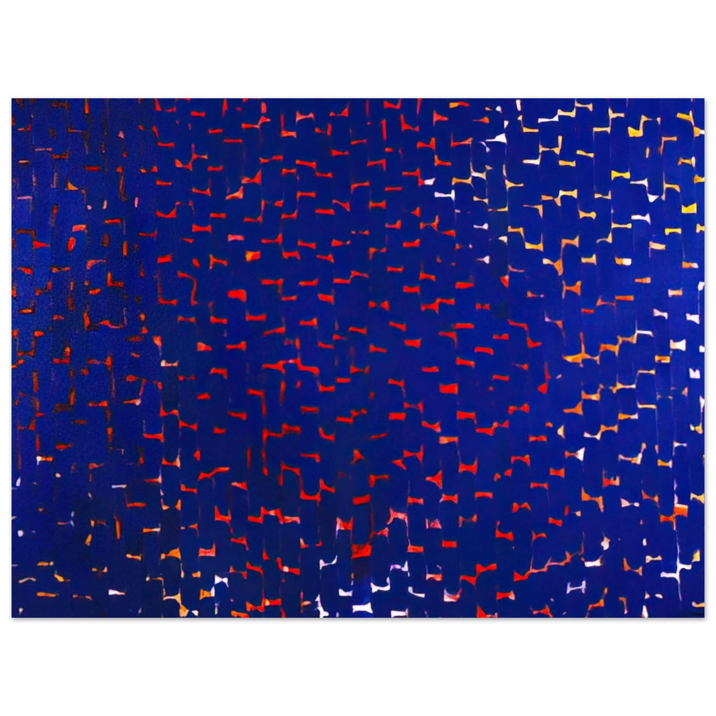 Alma Woodsey Thomas - EVENING GLOW 1972 Fine Art Poster - Default Title