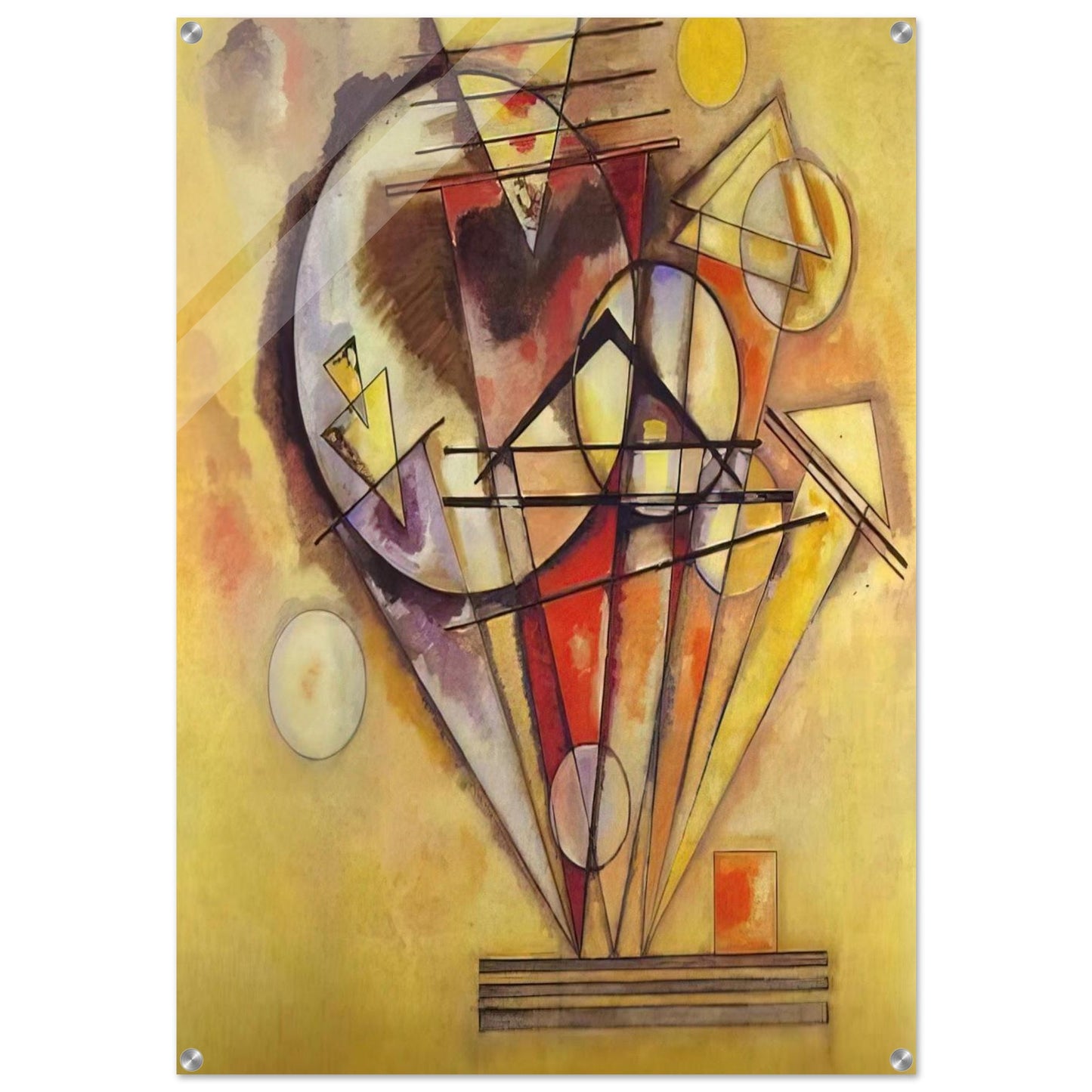ON THE POINTS 1928 - Wassily Kandinsky Acrylic Print - 70x100 cm / 28x40″ inches