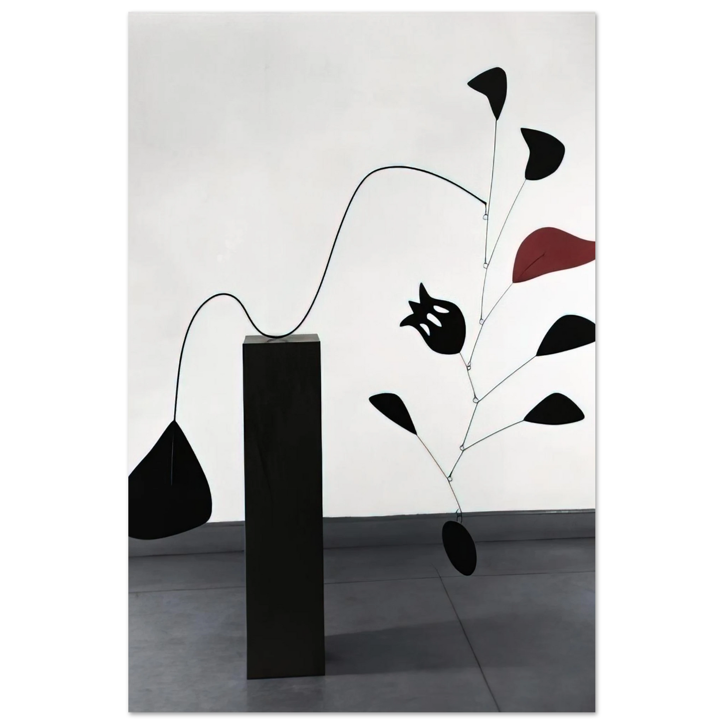 Alexander Calder - POMEGRANATE 1949 Fine Art Poster - 75x100 cm / 30x40 inches