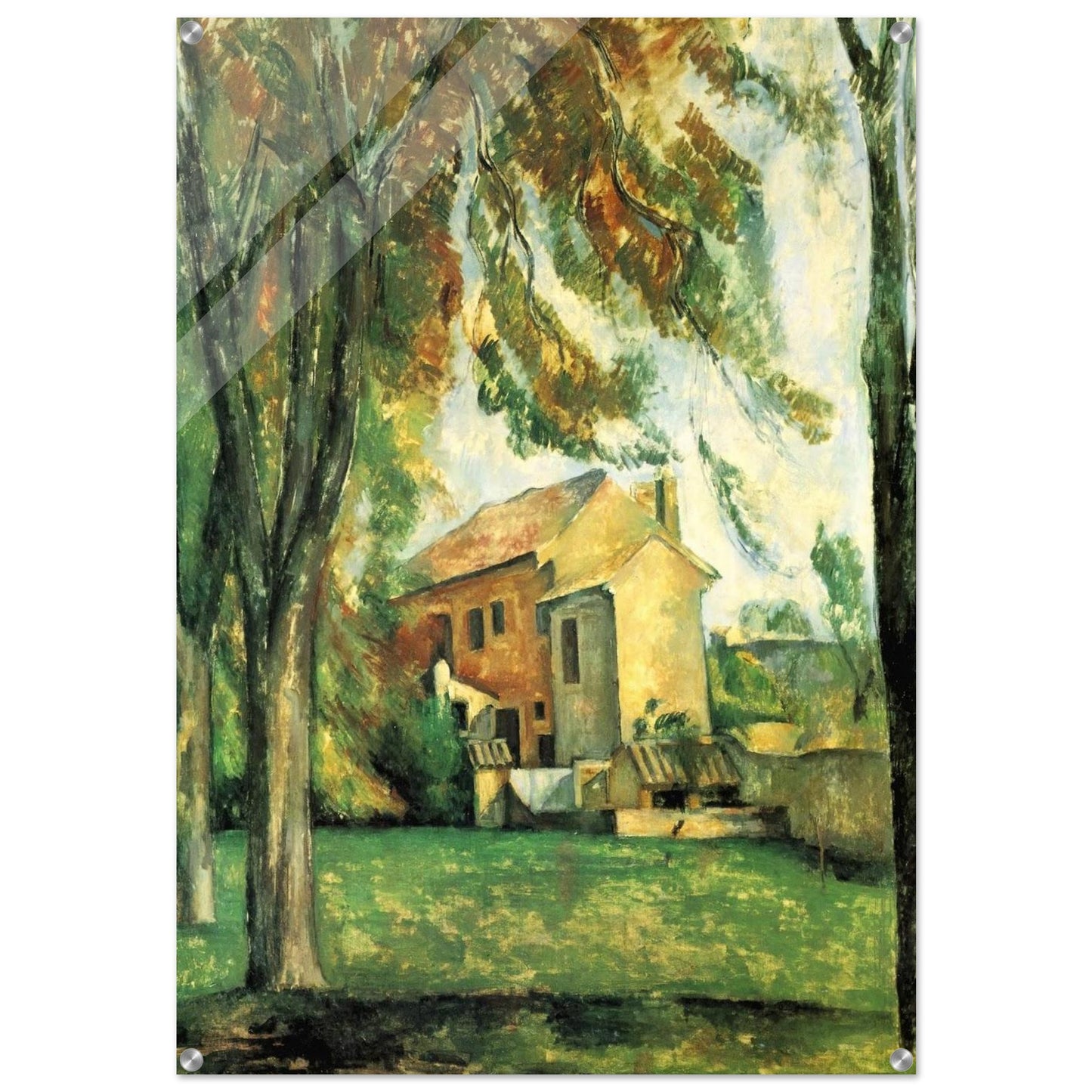 The pond of the Jas de Bouffan - Paul Cézanne Acrylic Print - 70x100 cm / 28x40″ inches