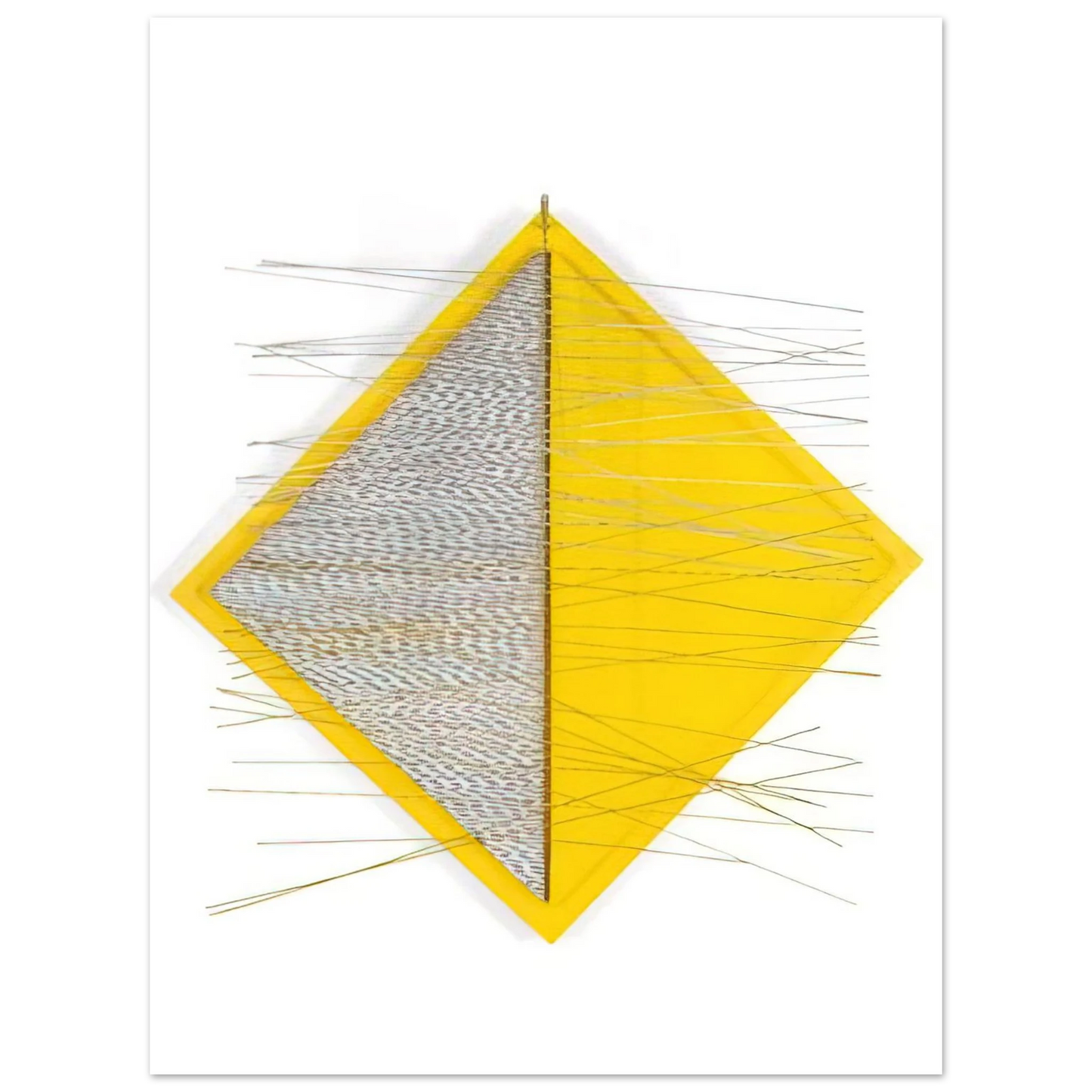 Jesus Rafael Soto - PETITE LOSANGE JAUNE Fine Art Poster - Default Title