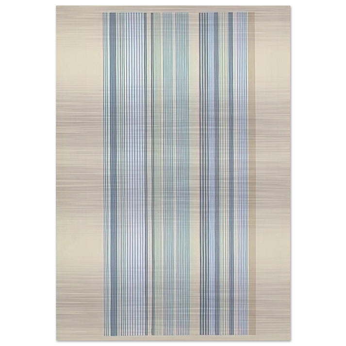 Blue Bird - 1978 - Gene Davis Brushed Aluminum Print - 70x100 cm / 28x40 inches | Gene Davis Aluminum Print | Gene Davis Prints