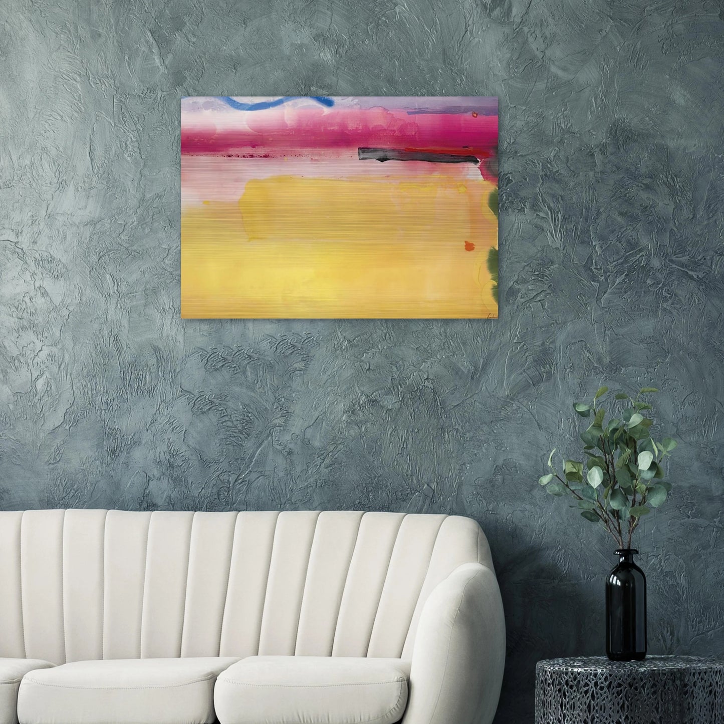 Black-Eyed Susan - 1988 - Helen Frankenthaler Brushed Aluminum Print - 70x100 cm / 28x40 inches | Helen Frankenthaler Aluminum Print | Helen Frankenthaler Prints