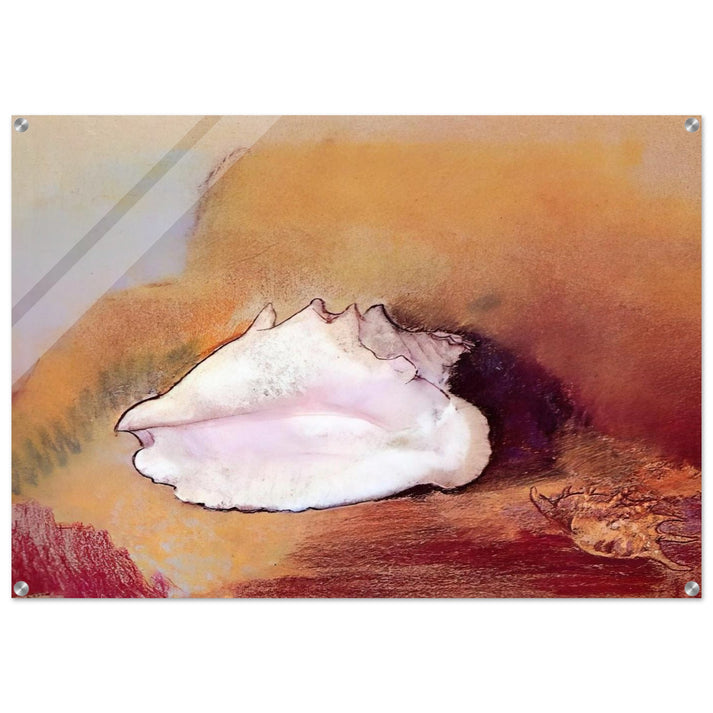 THE SEASHELL 1912 - Odilon Redon Acrylic Print - 70x100 cm / 28x40″ inches