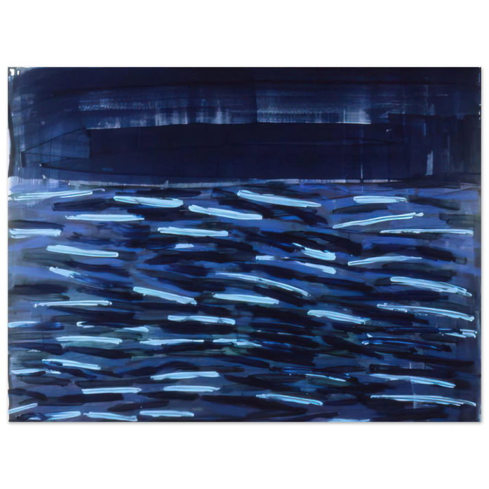 Ronnie Landfield - Flowers Of The Deep - 1984 75x100 cm / 30x40inches Fine Art Poster