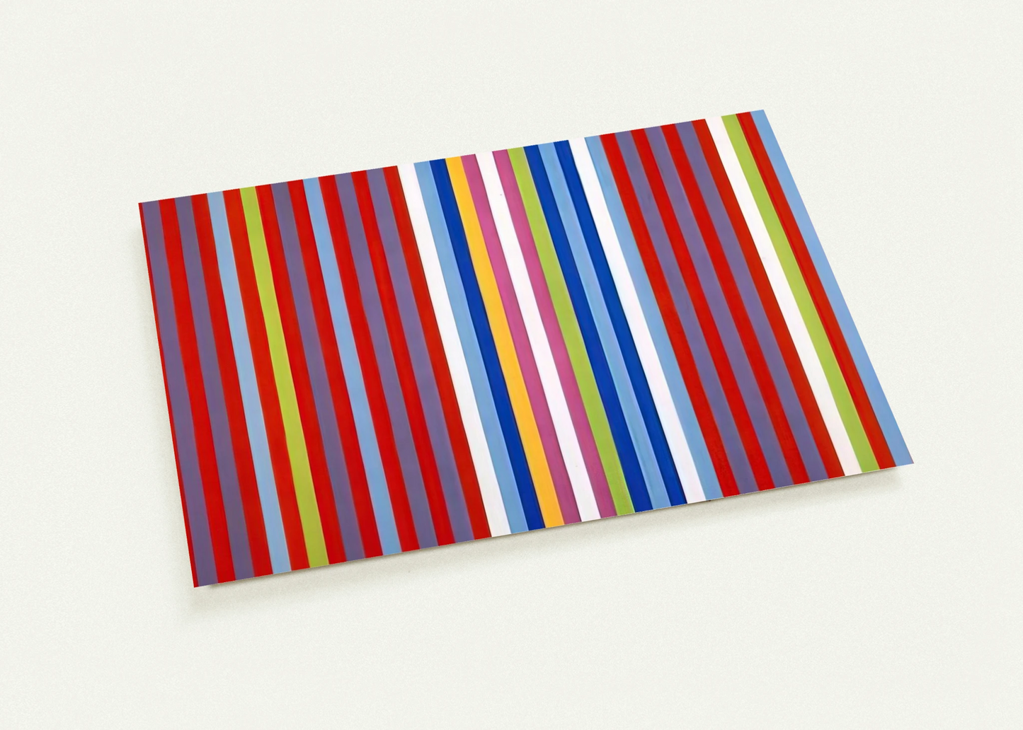 Pepper Pot - 1966 By Gene Davis Pack of 10 Post Cards | Gene Davis Post Cards | A6 (10.5 x 14.8 cm) - 4.1 x 5.8 inches