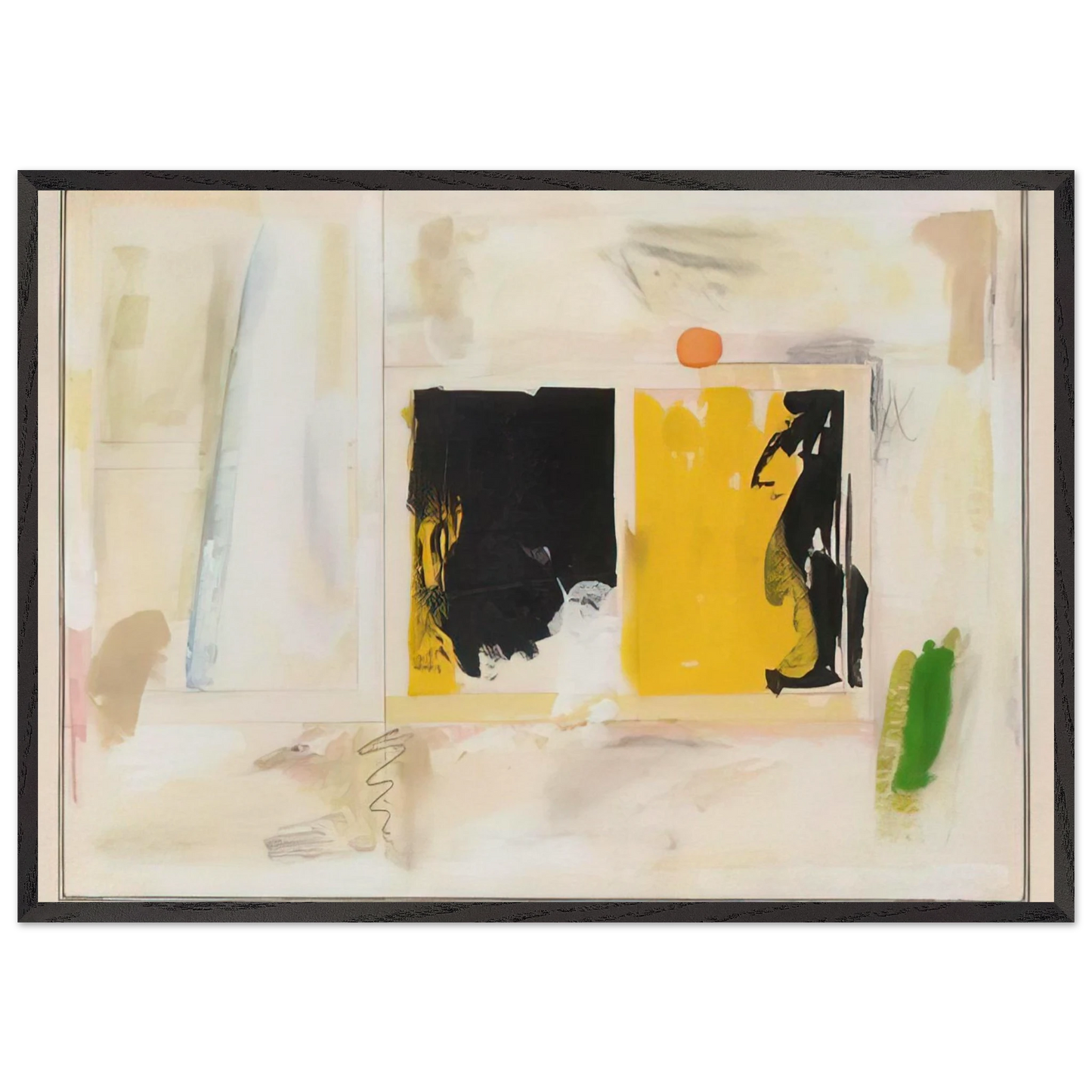 HoustonSony - Abstract Expressionism - Mark Lancaster Framed Art Print – Black Wooden Frame - Default Title - -Framed Art Print