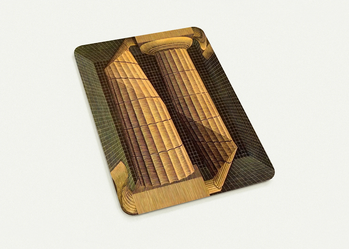 DORIC COLUMNS By MC Escher Pack of 10 Post Cards | MC Escher Post Cards | A6 (10.5 x 14.8 cm) - 4.1 x 5.8 inches