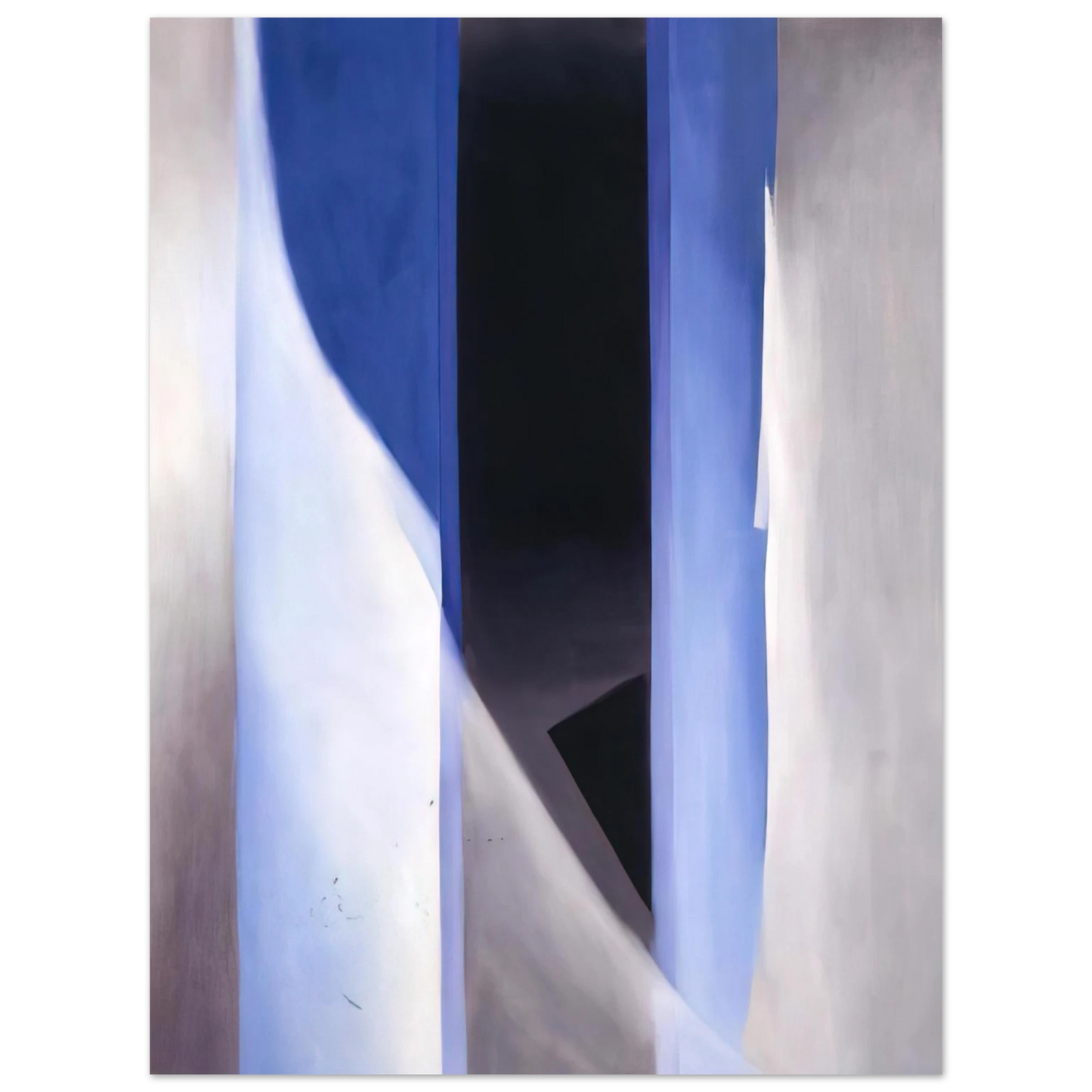 Georgia O'Keeffe - Blue 2 Fine Art Poster - 13x18 cm / 5x7 inches