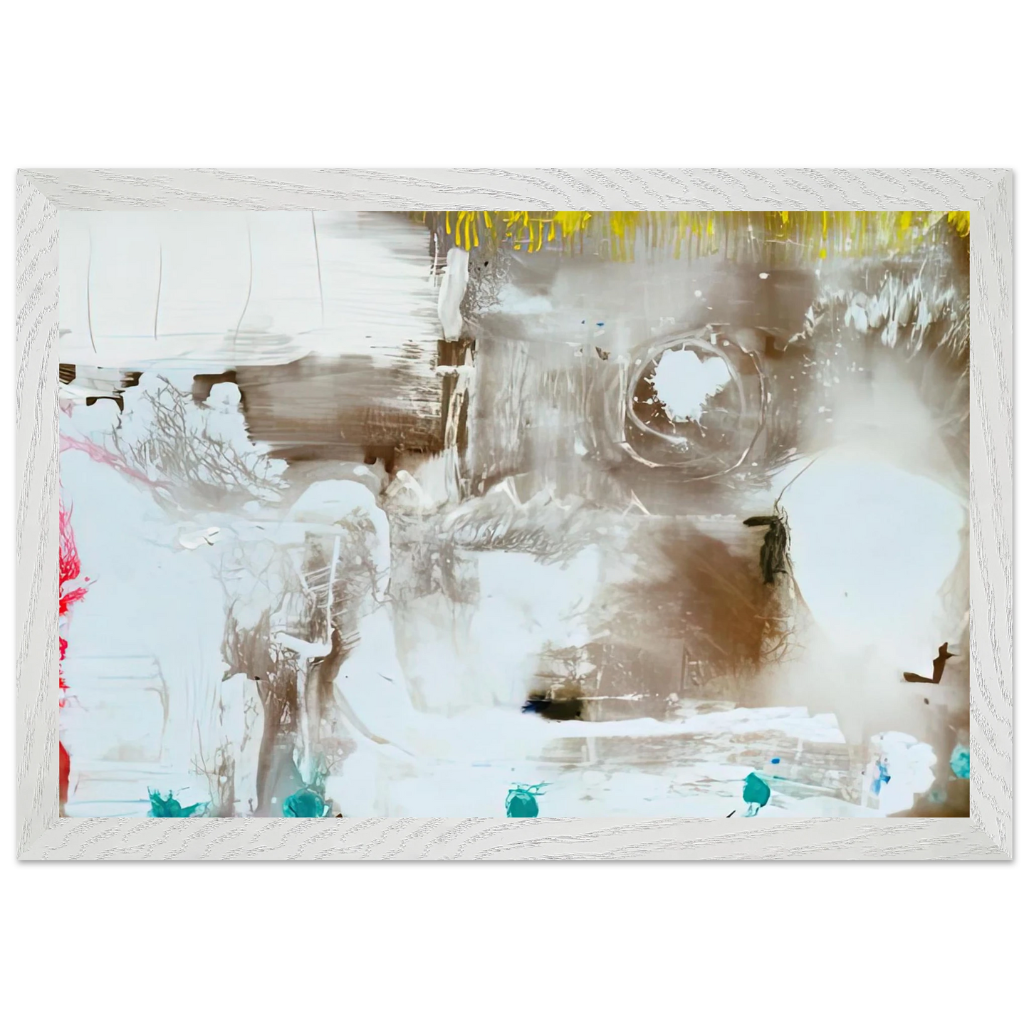 Helen Frankenthaler - Arctic Thaw, 1990- Wall Art - 30x40 cm / 12x16 inches - Fine Art Poster - -