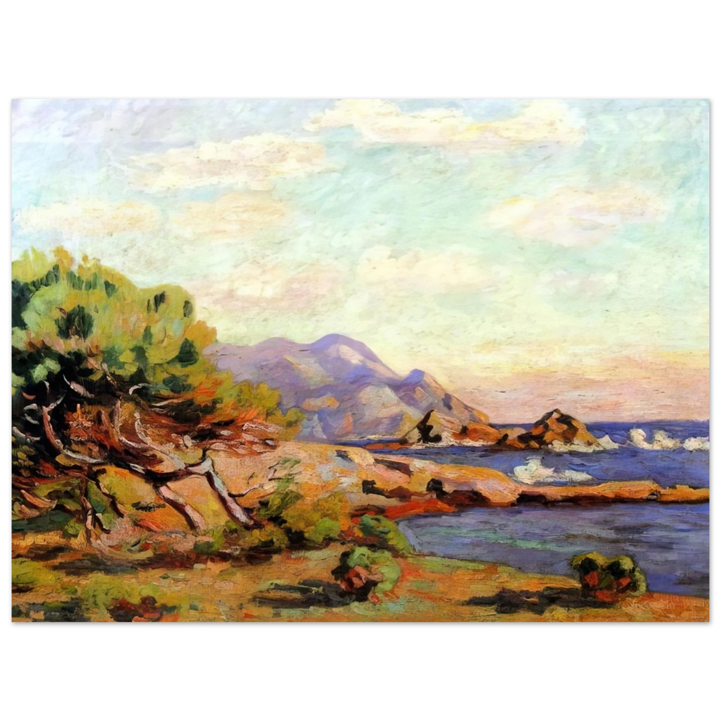 Armand Guillaumin - La Pointe du Lou Gaou - 1911 Fine Art Poster - Default Title