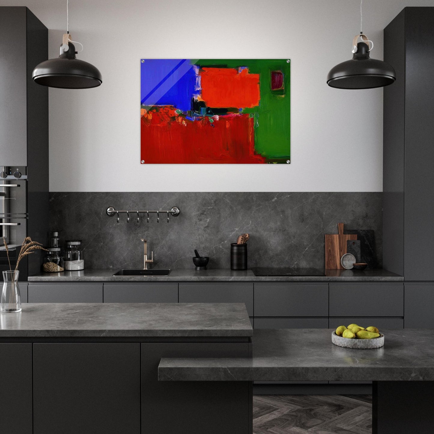 Indian Summer - Hans Hofmann Acrylic Print - 70x100 cm / 28x40″ inches | Hans Hofmann Wall Art | Hans Hofmann Prints