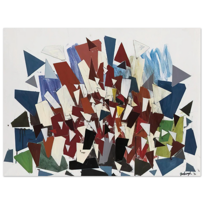 Robert Goodnough - 7--7--N - 1992 75x100 cm / 30x40inches Fine Art Poster