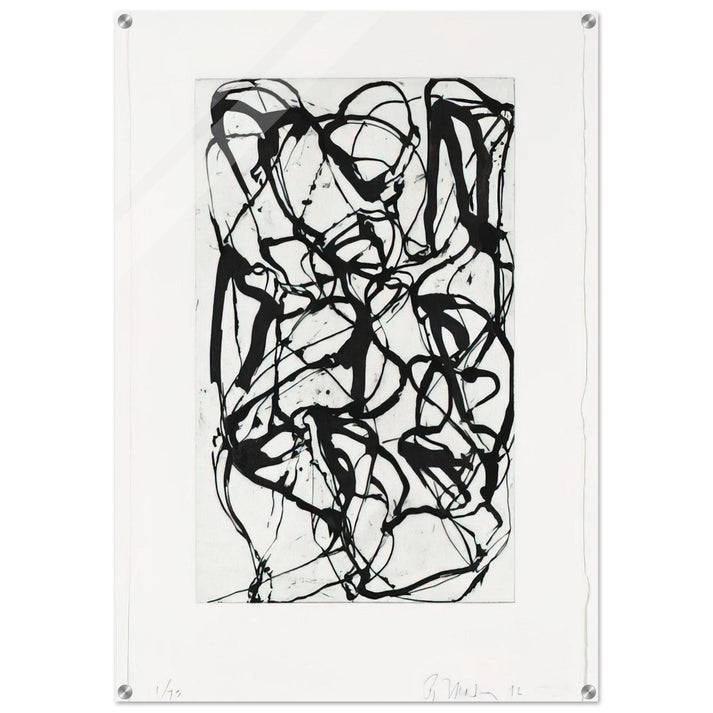 Han Shan Exit - 1992 - Brice Marden Acrylic Print - 70x100 cm / 28x40″ inches | Brice Marden Wall Art | Brice Marden Prints