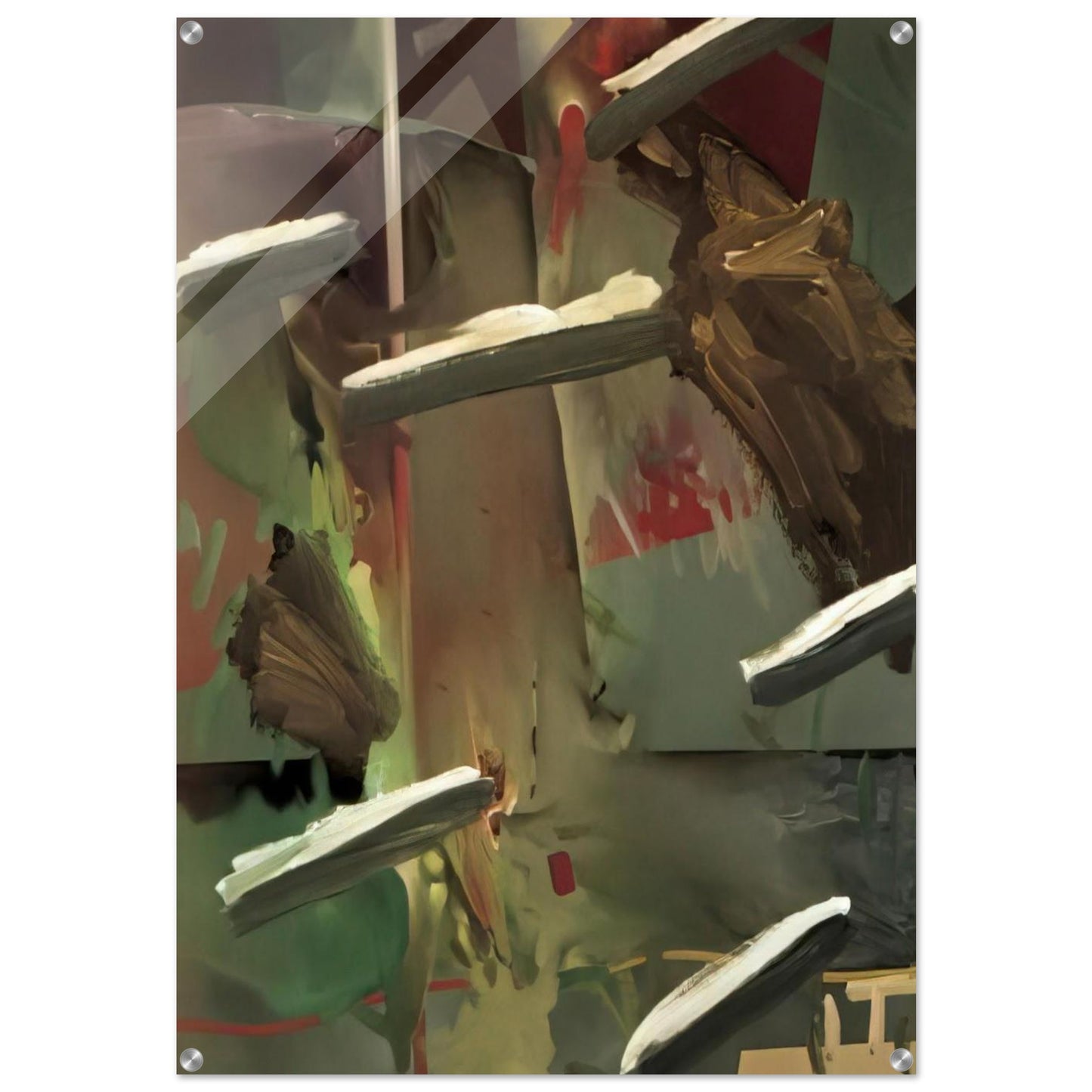 ABSTRAKTES BILD ABSTRACT PAINTING 1976 - Gerhard Richter Acrylic Print - 70x100 cm / 28x40″ inches