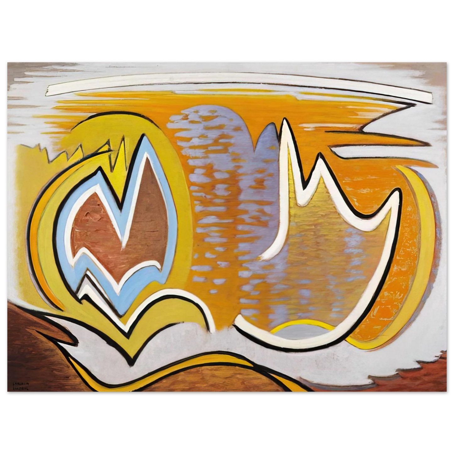 Lawren Harris - Abstract - Abstract Art Fine Art Poster - Default Title