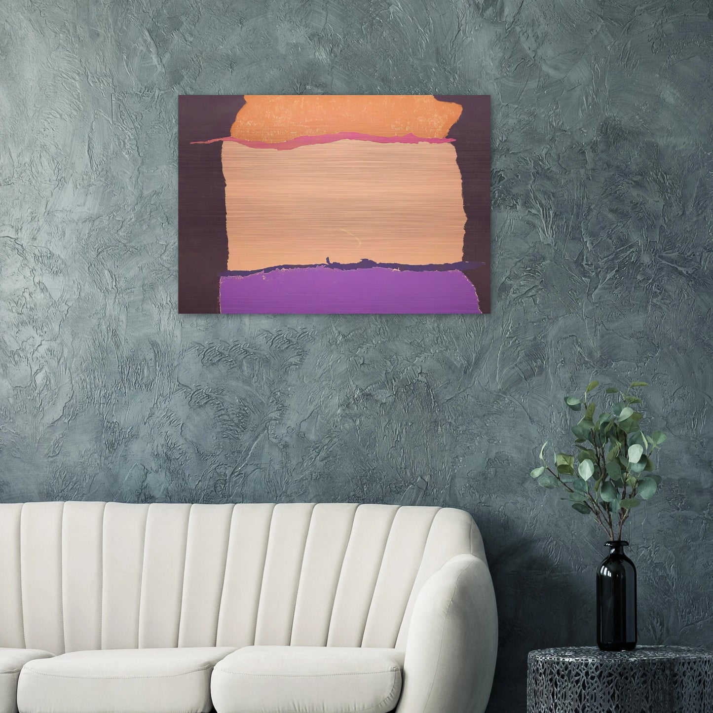 Infinity Field - 1980 - Theodoros Stamos Brushed Aluminum Print - 70x100 cm / 28x40 inches | Theodoros Stamos Aluminum Print | Theodoros Stamos Prints