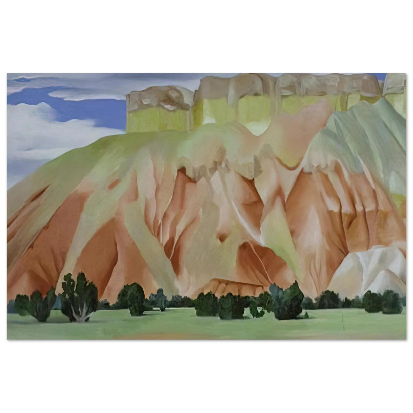 Georgia O'Keeffe - My Backyard Fine Art Poster - 75x100 cm / 30x40 inches