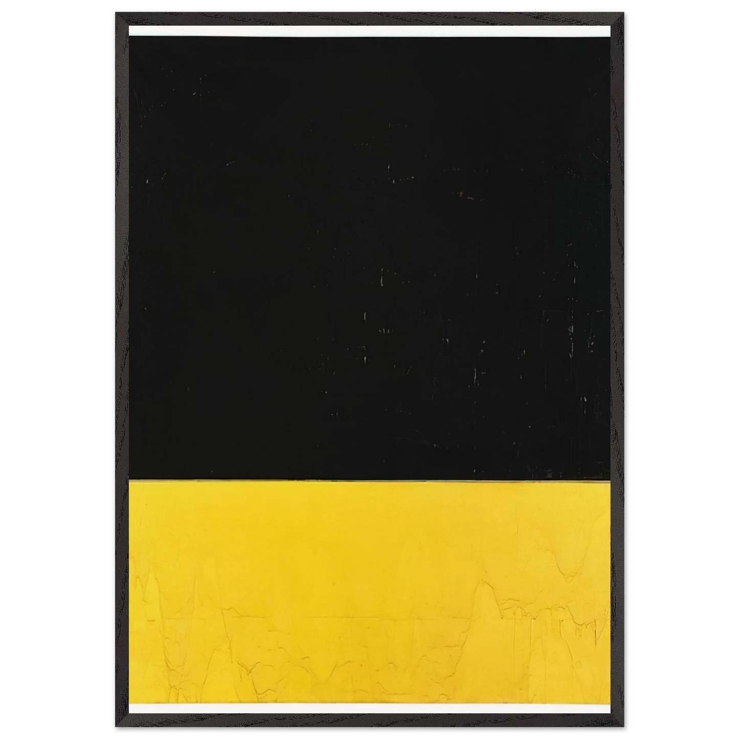 Segnaletico N2 - 1961 - Mario Schifano 70x100 cm / 28x40 inches Framed Art Print – Black Wooden Frame