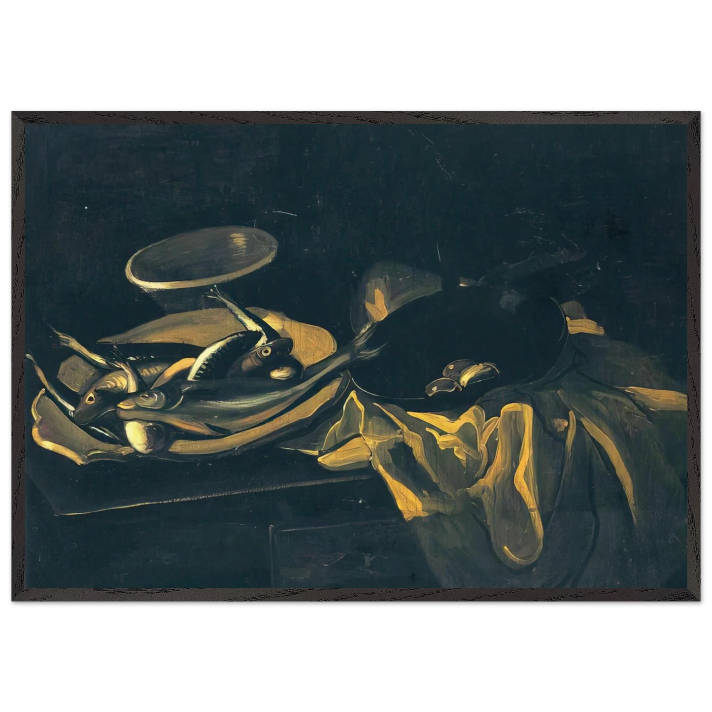 NOT DETECTED 256146 - Andre Derain 70x100 cm / 28x40 inches Framed Art Print – Black Wooden Frame