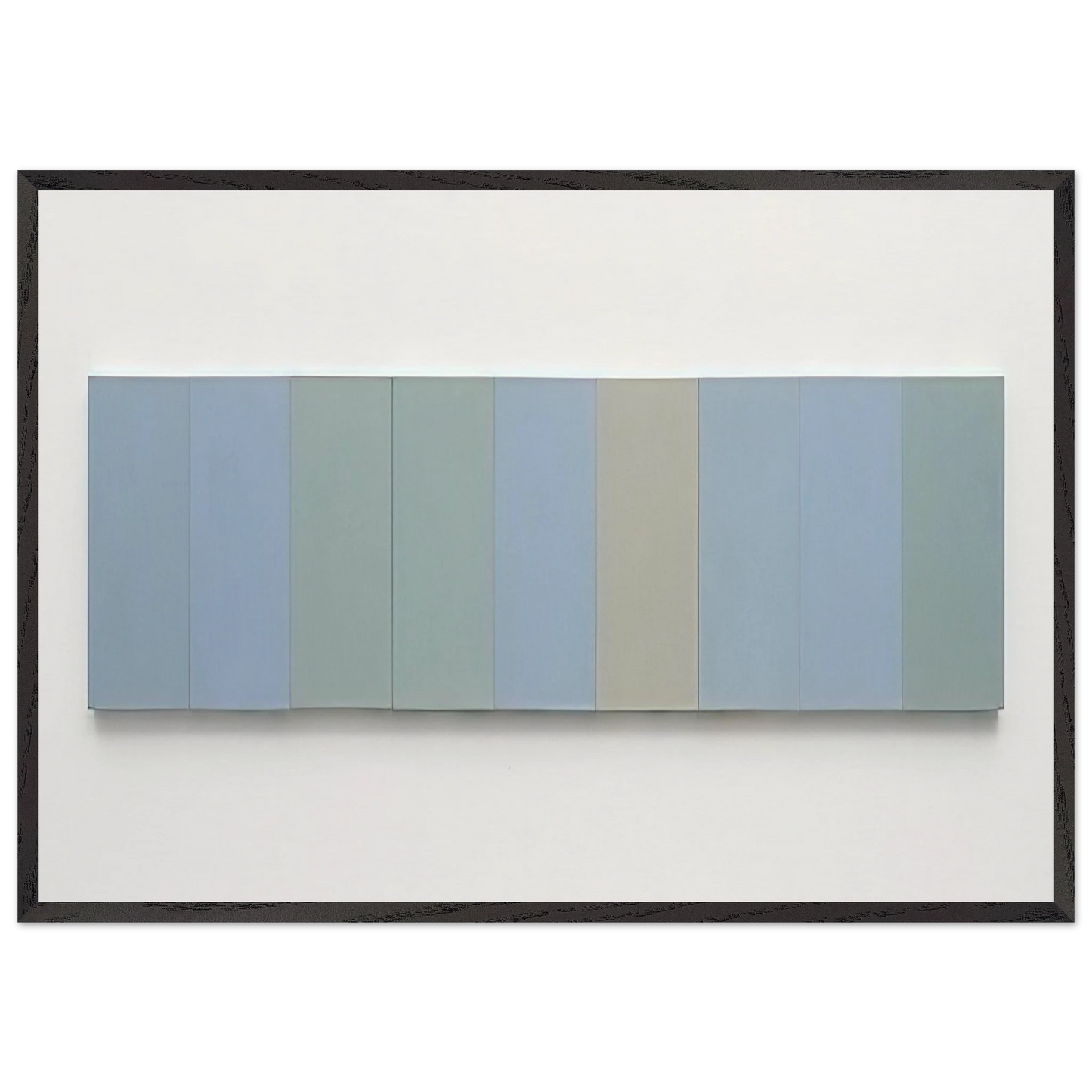 Ru Ware Project - 2012 - Brice Marden 70x100 cm / 28x40 inches Framed Art Print – Black Wooden Frame