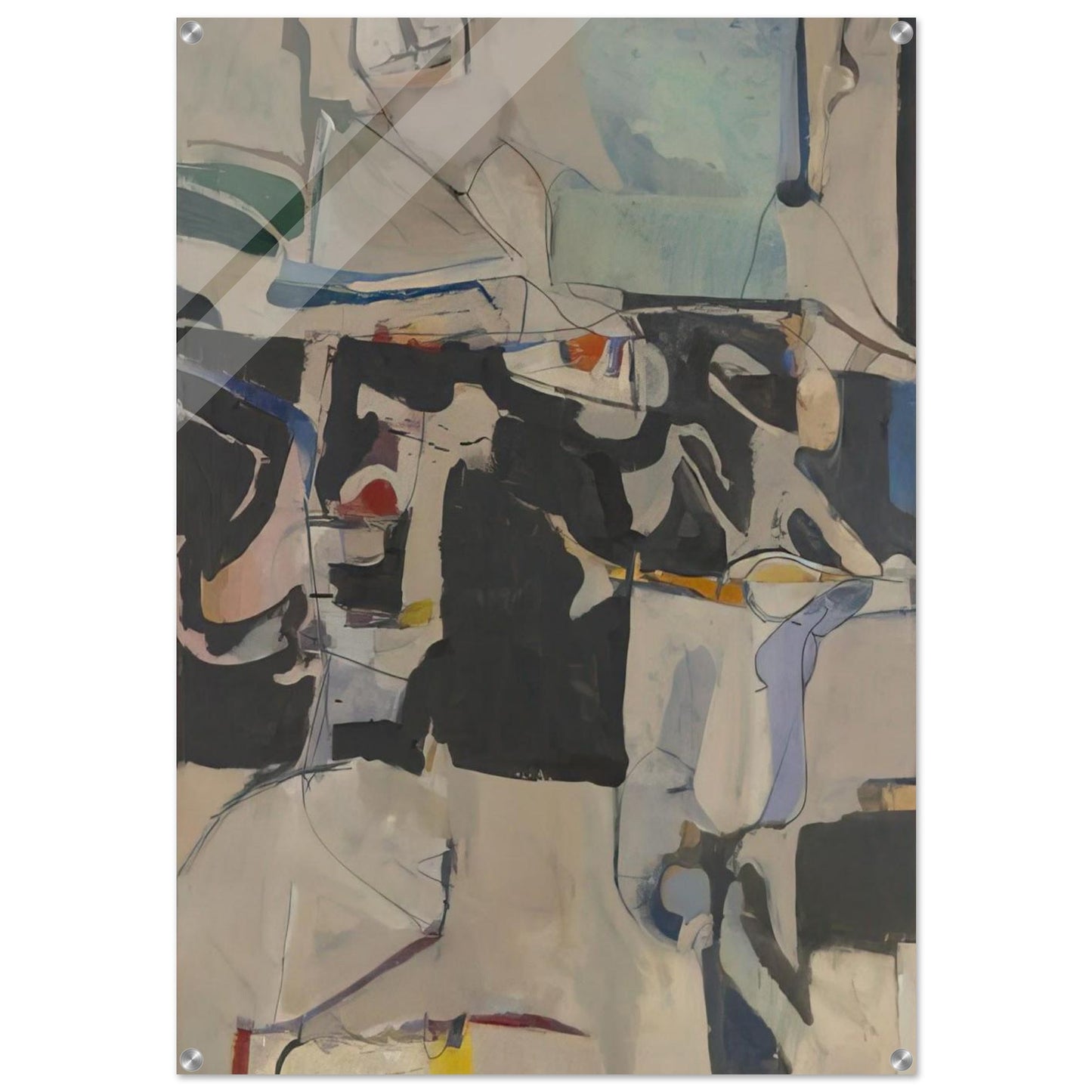 Urbana #6 - Richard Diebenkorn Acrylic Print - 70x100 cm / 28x40″ inches