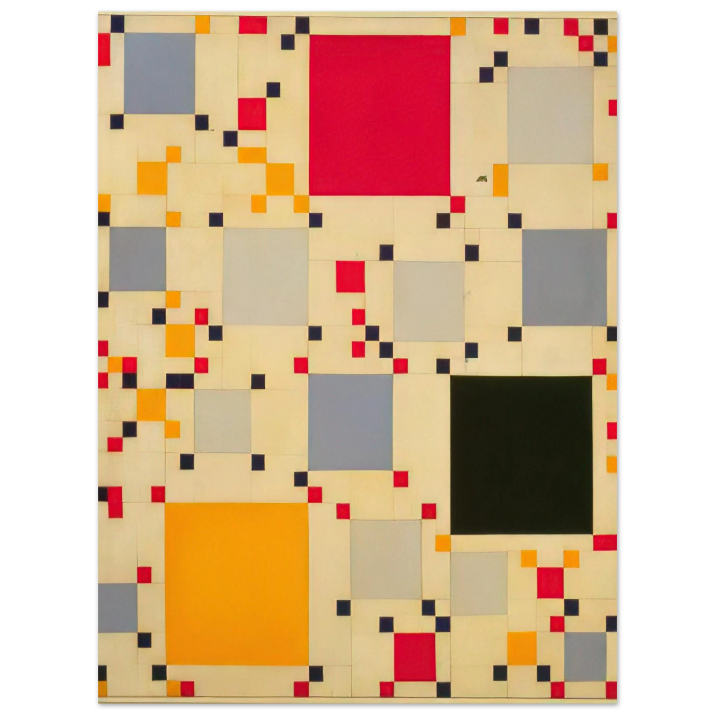 Leon Polk Smith - Homage to Victory Boogie-Woogie #1 - 1946 Fine Art Poster - Default Title