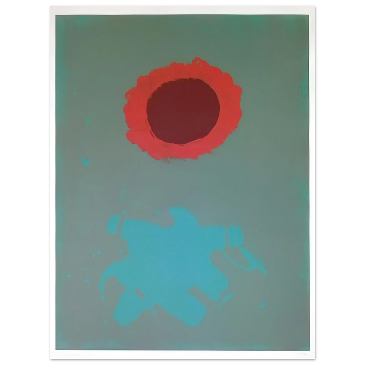 Adolph Gottlieb - Chrome Green - 1972 75x100 cm / 30x40inches Fine Art Poster