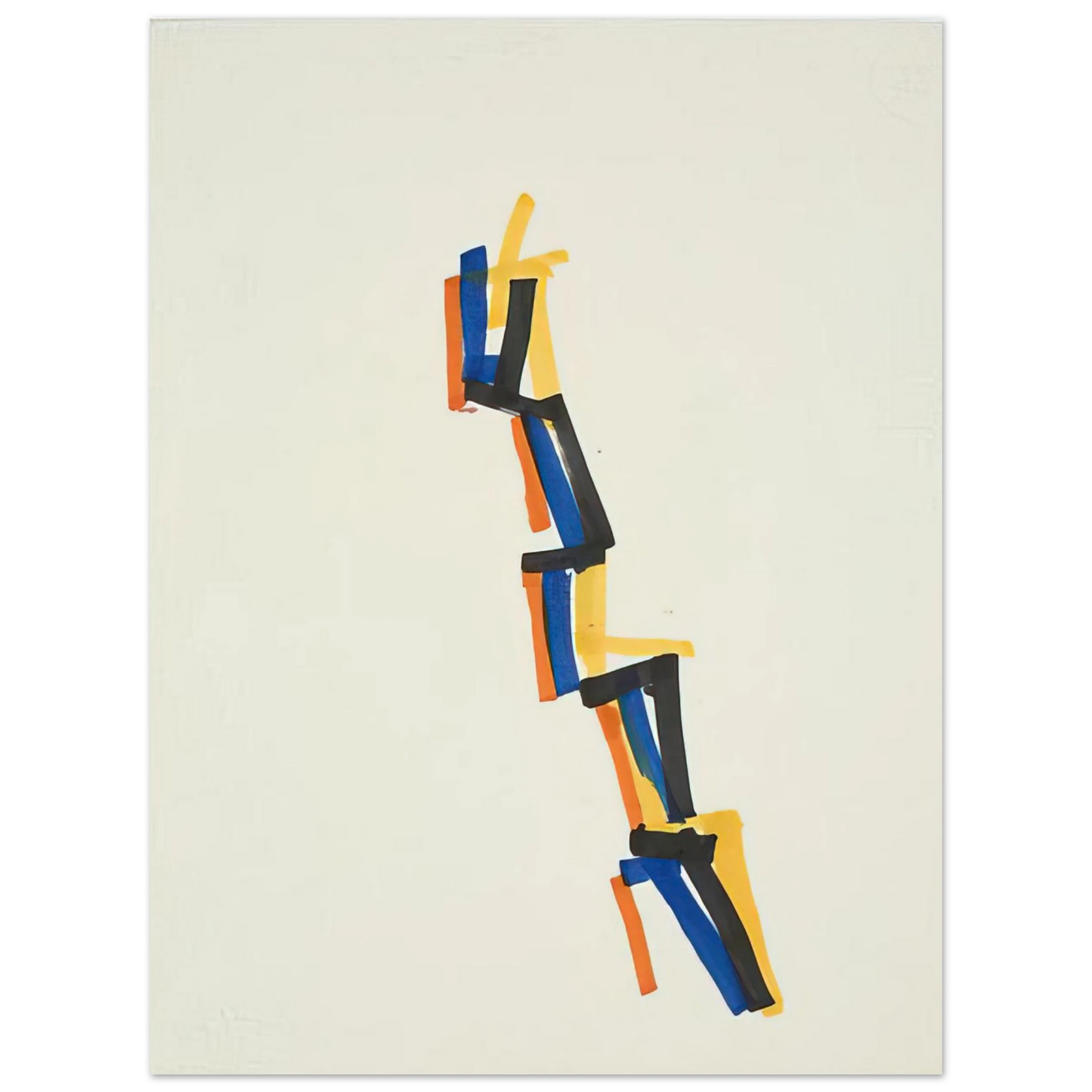 Charlotte Posenenske - Striped Picture - 1965 Fine Art Poster - Default Title