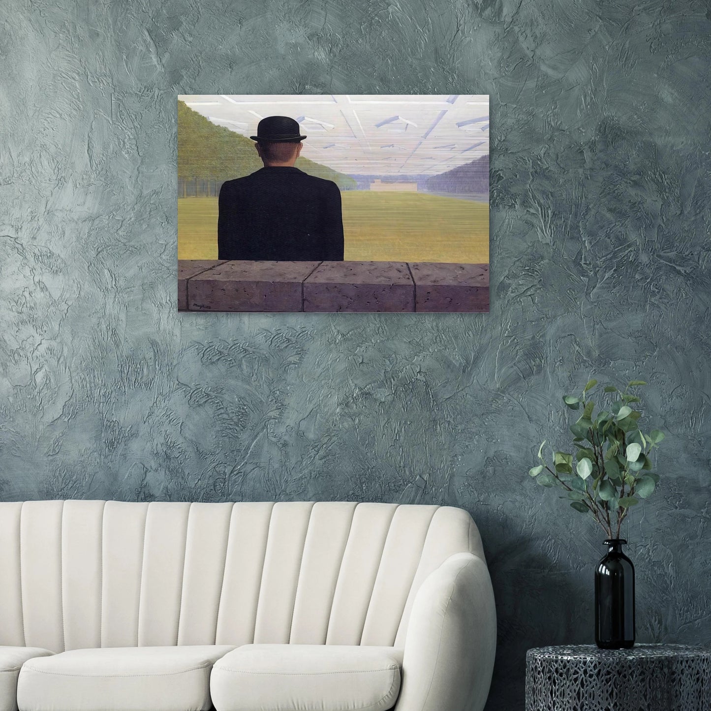 THE GREAT CENTURY 1954 - Rene Magritte Brushed Aluminum Print - 70x100 cm / 28x40 inches | Rene Magritte Aluminum Print | Rene Magritte Prints
