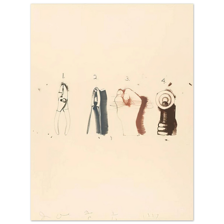 Jim Dine - NUTCRACKER 1973 75x100 cm / 30x40inches Fine Art Poster
