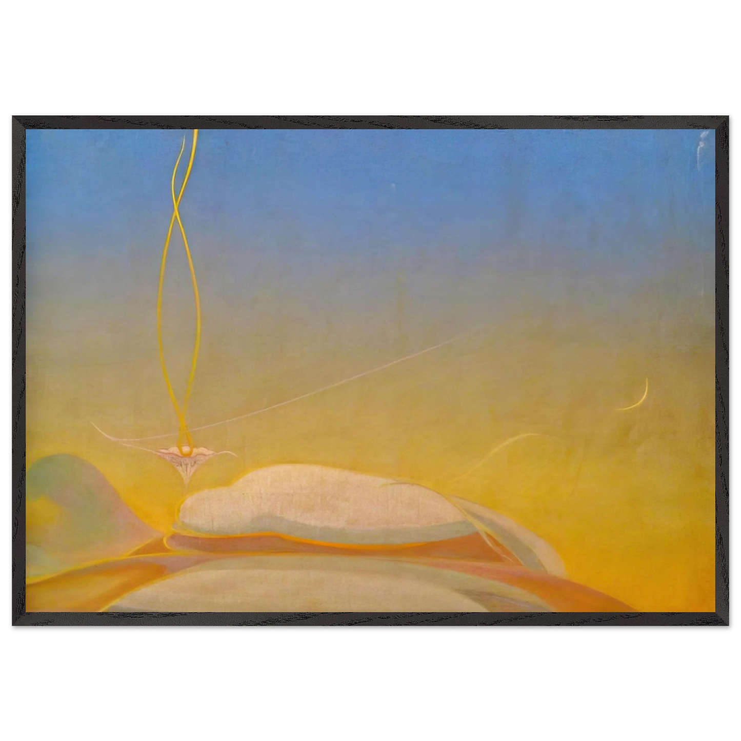 Translation - Precisionism - Agnes Lawrence Pelton Framed Art Print – Black Wooden Frame - Default Title - -Framed Art Print