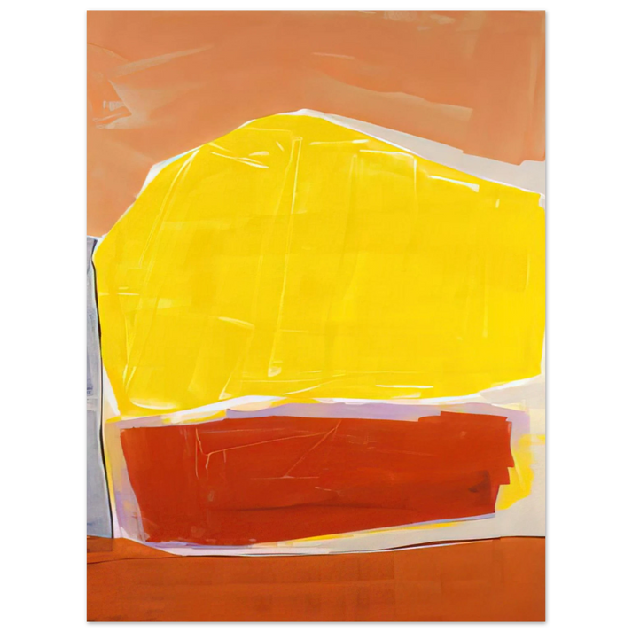 Ronnie Landfield - Loves Power - 1982 75x100 cm / 30x40inches Fine Art Poster