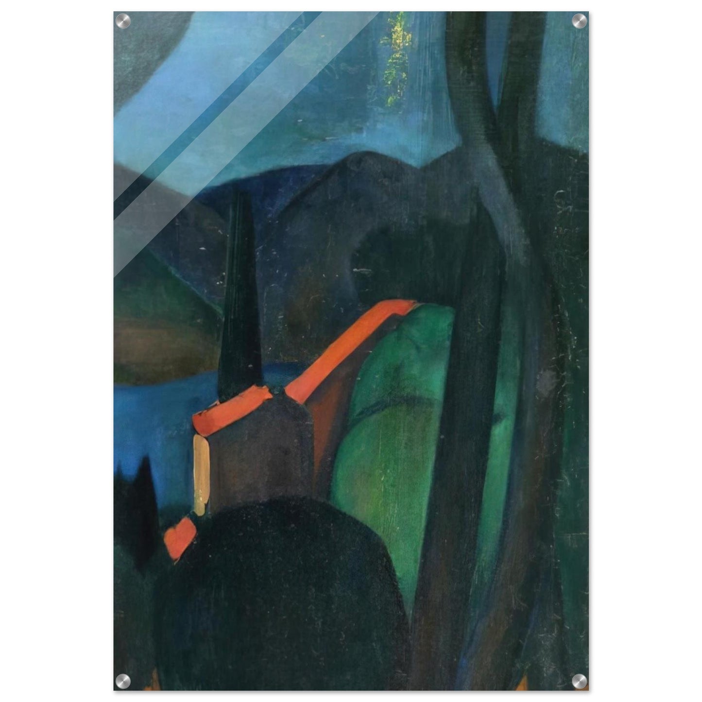 MARTIGUES LANDSCAPE 1908 - Andre Derain Acrylic Print - 70x100 cm / 28x40″ inches