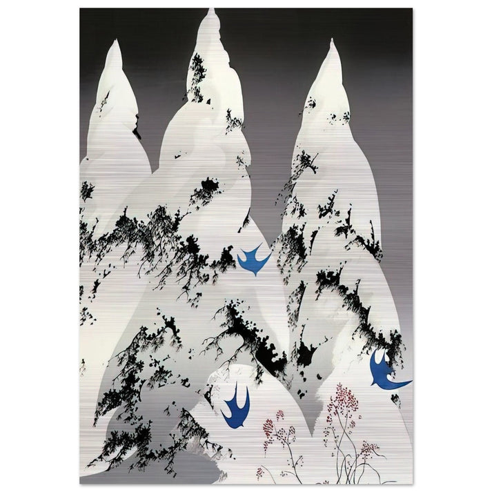 Winter Pine - Eyvind Earle Brushed Aluminum Print - 70x100 cm / 28x40 inches | Eyvind Earle Aluminum Print | Eyvind Earle Prints