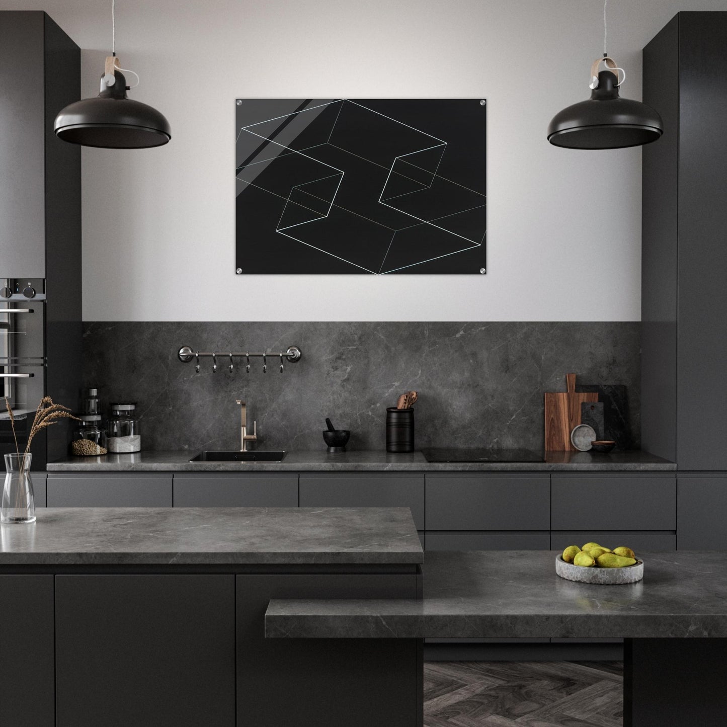 M 5 1954 - Josef Albers Acrylic Print - 70x100 cm / 28x40″ inches | Josef Albers Wall Art | Josef Albers Prints