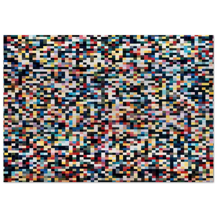 4096 COLOURS 1974 - Gerhard Richter Brushed Aluminum Print - 70x100 cm / 28x40 inches | Gerhard Richter Aluminum Print | Gerhard Richter Prints