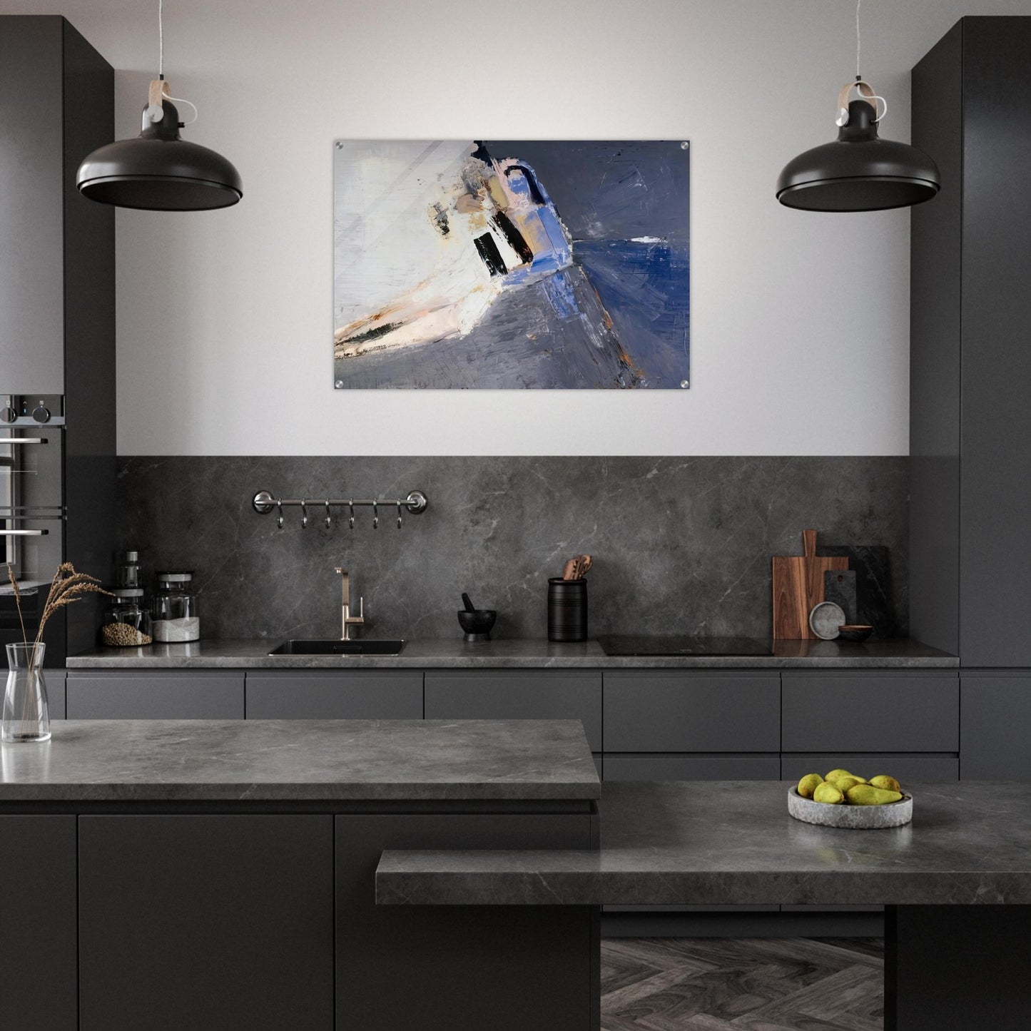 Figure accoudée - 1953 - Nicolas de Stael Acrylic Print - 70x100 cm / 28x40″ inches | Nicolas de Stael Wall Art | Nicolas de Stael Prints