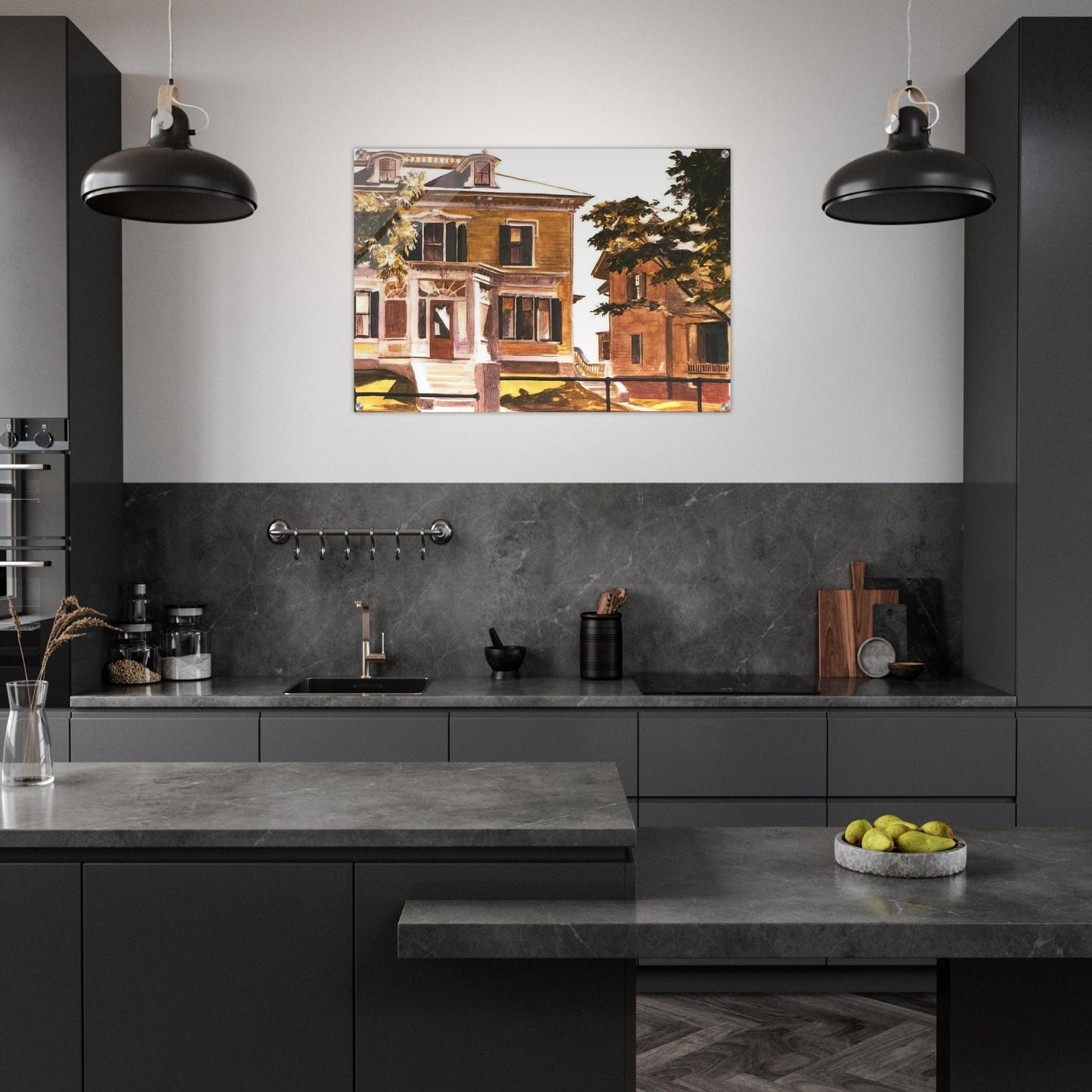 Davis House - Edward Hopper Acrylic Print - 70x100 cm / 28x40″ inches