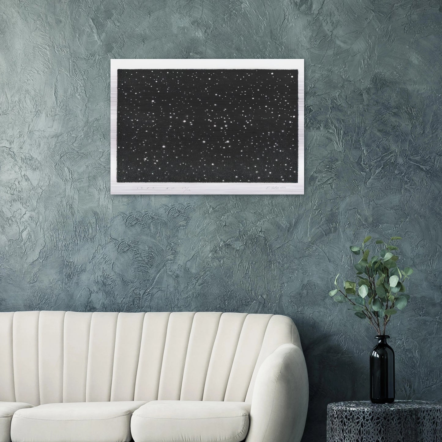 MOUNT HOLYOKE 1987 - Vija Celmins Brushed Aluminum Print - 70x100 cm / 28x40 inches | Vija Celmins Aluminum Print | Vija Celmins Prints